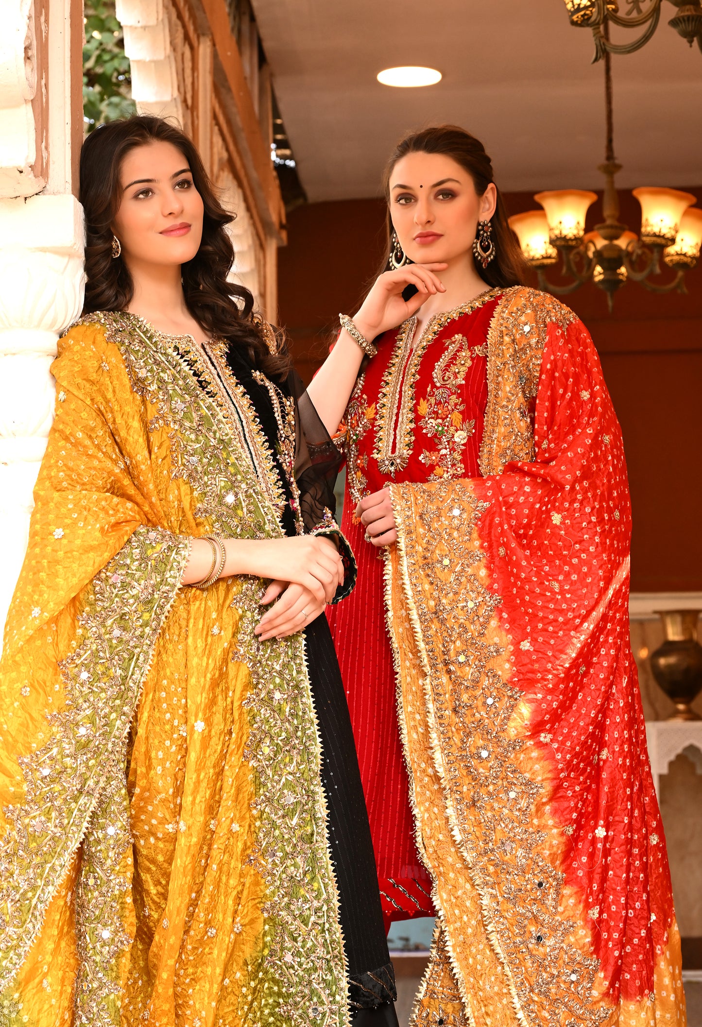Excellent Black Kurta Set with Charming Gota Patti, Dabka, and Mirror Work