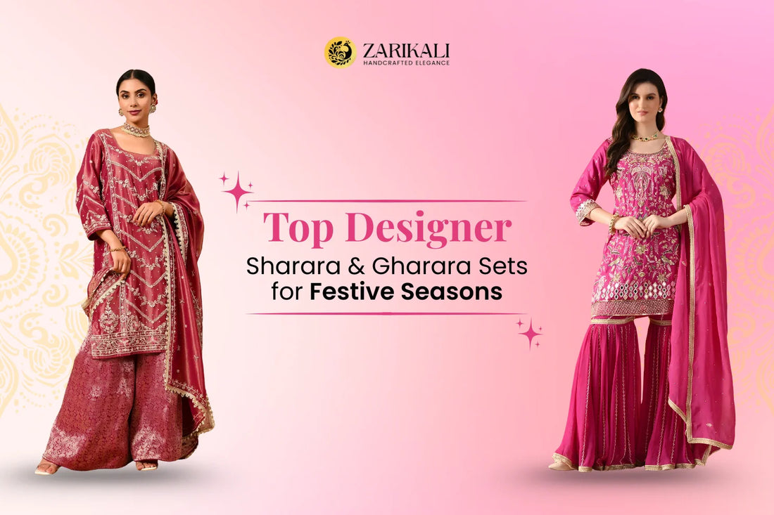 Top Designer Sharara and Gharara Sets to Shop Online for Festive Seasons