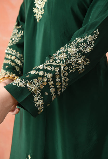 Green Zardozi Sharara Set with Dupatta